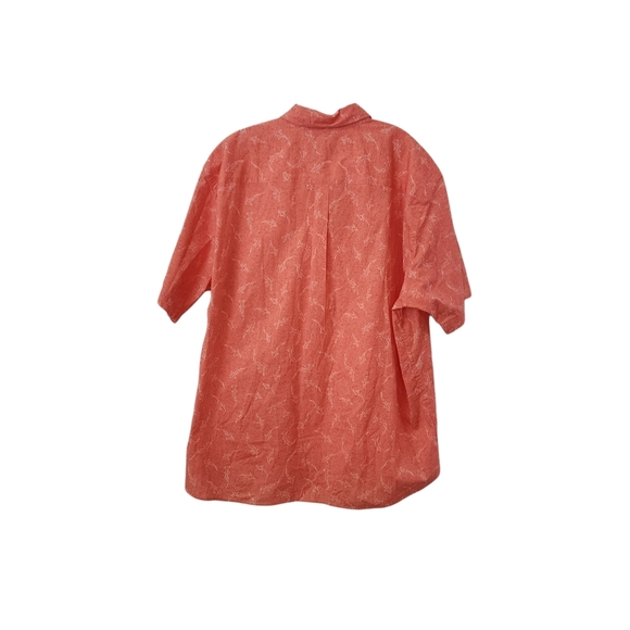 Men's Coral Short Sleeve Shirt - Picture 5 of 12